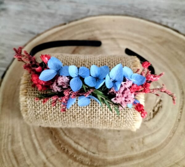 serre-tête fleurs séchées