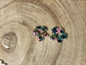 Fleurs interchangeables XL floral noir
