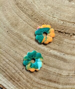 Fleurs interchangeables TS verte / orange