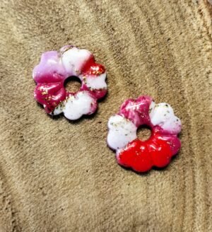 Fleurs interchangeables TS camaïeu rose /rouge