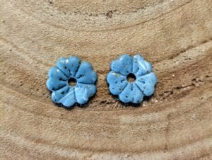 Fleurs interchangeables TS vert paillette