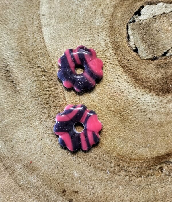 Fleurs interchangeables TS rose / violet