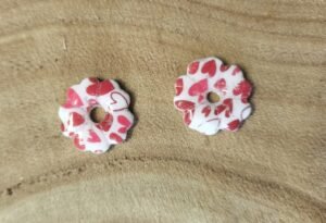 Fleurs interchangeables TS cœur rouge