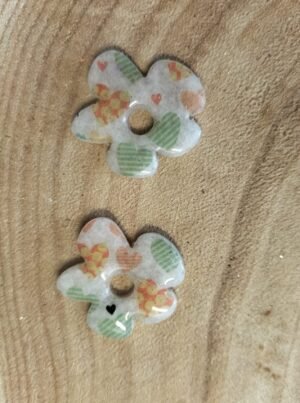 Fleurs interchangeables XL motif cœur