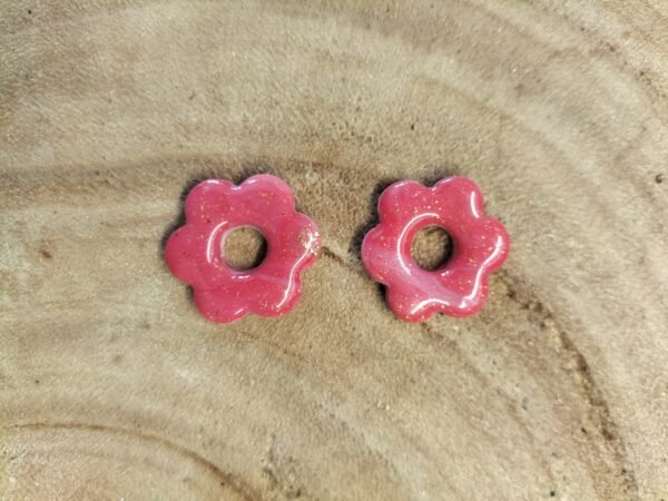 Fleurs interchangeables TM camaïeu corail
