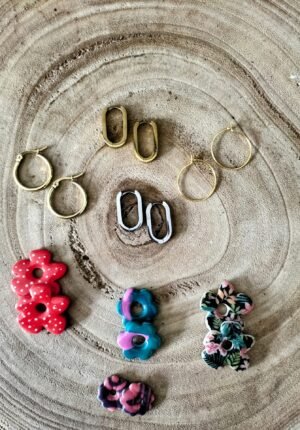 Boucle d'oreille interchangeable
