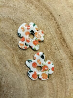 Fleurs interchangeables XL orange