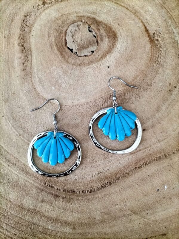 collection coquillage / bleu