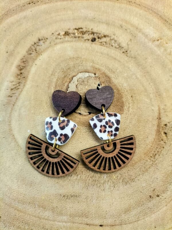 collection léopard /bois