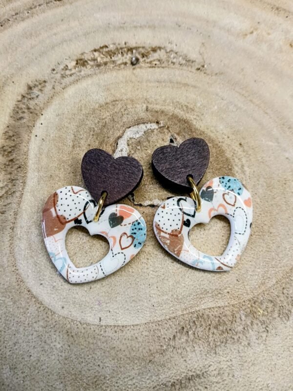 collection cœur /bois