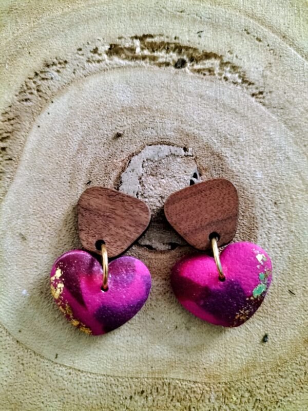 collection camaïeu rose /bois