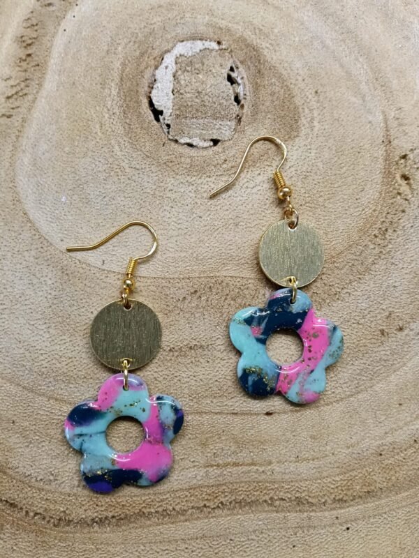 collection camaïeu de vert / doré / fleur