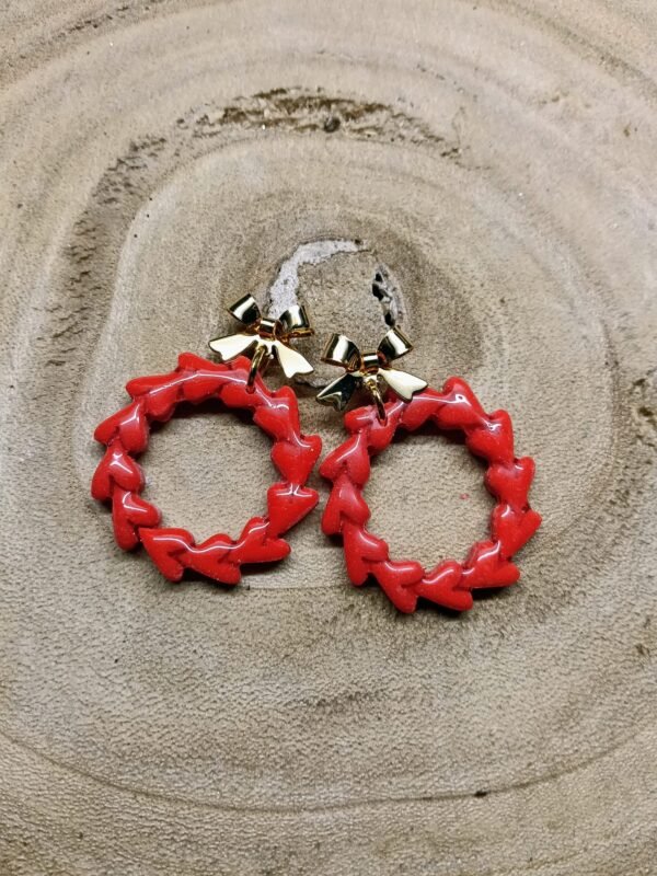 collection couronne rouge / nœud doré