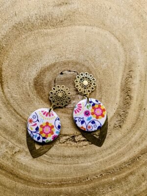 collection fleurs Mexique /doré