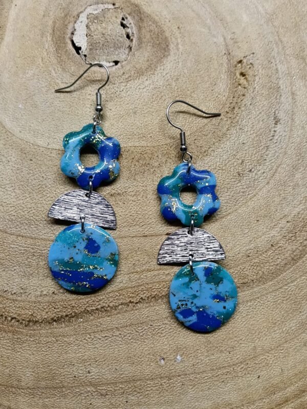 collection camaïeu bleu  / argenté