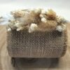 Serre-tête beige  /blanc pailleté