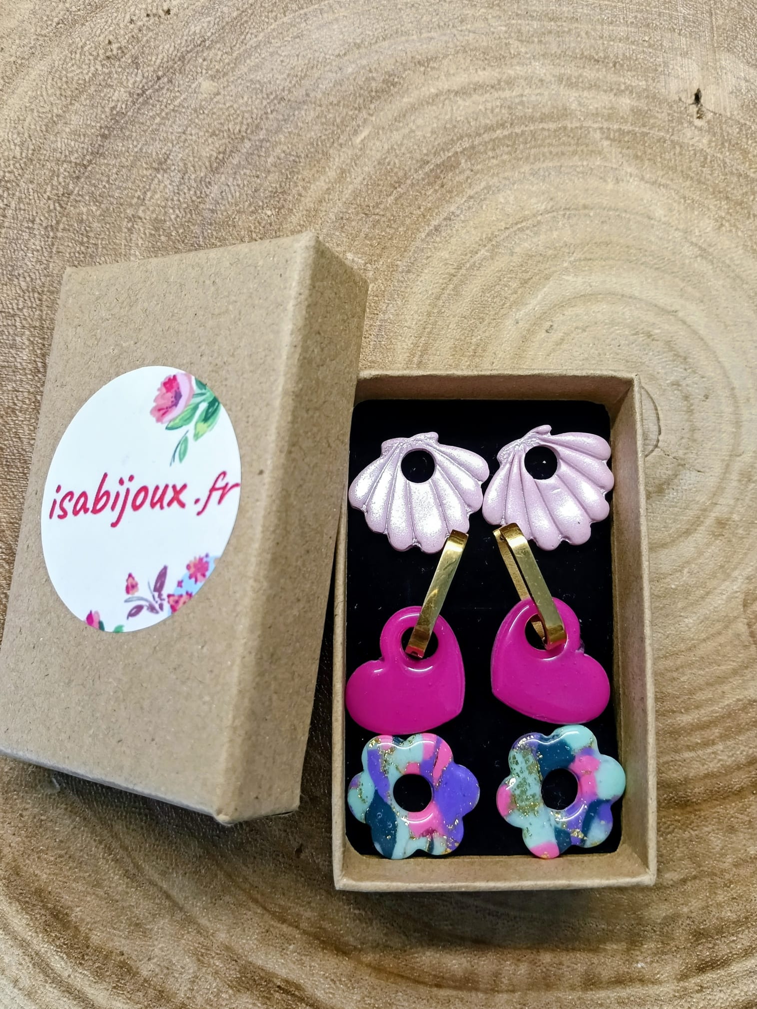 Box sur mesure ( rose , fuchsia  ,vert)