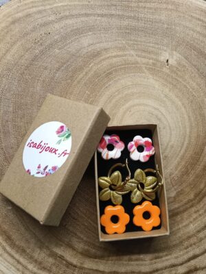 Box sur mesure ( rouge , doré , orange)