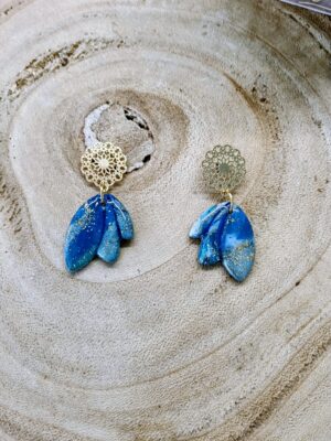 collection camaïeu bleu nuit /doré