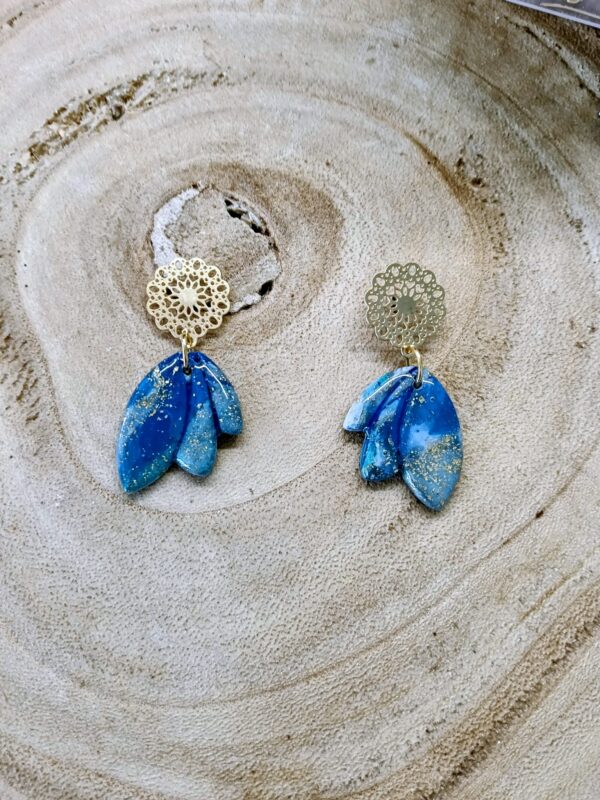 collection camaïeu bleu nuit /doré
