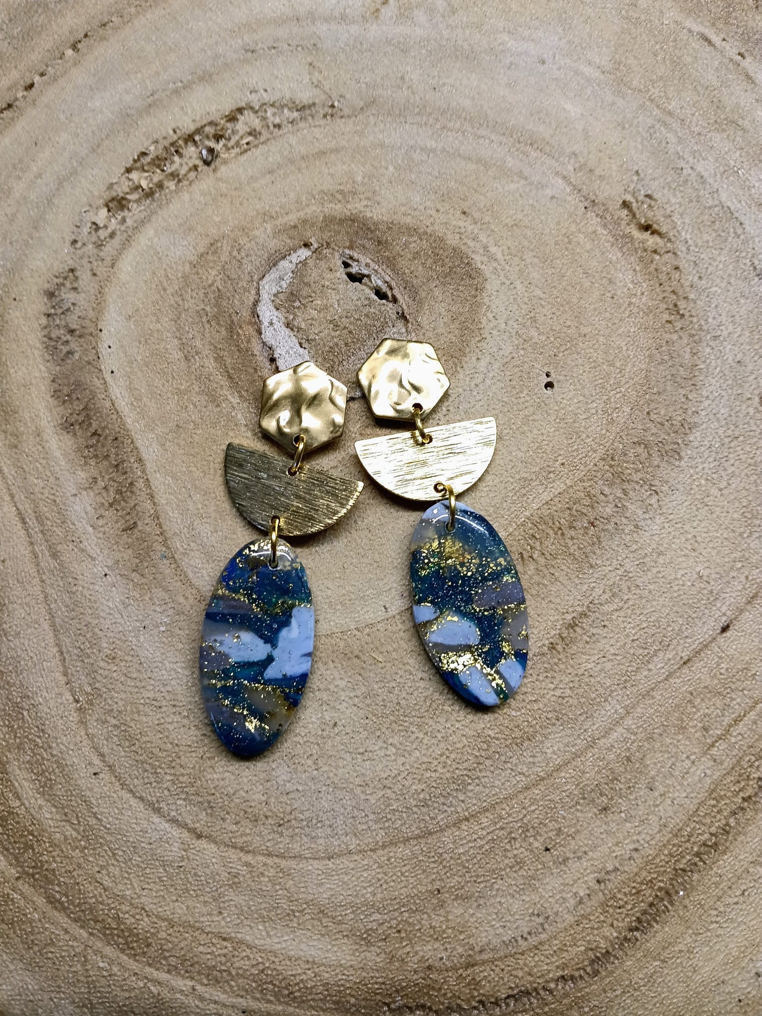 collection  camaïeu bleu /doré