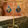 Collection perles de rocailles camaïeu bleu/vert
