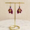 Collection perles de rocailles  camaïeu violet/doré