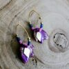 Collection perles de rocailles  camaïeu violet/doré