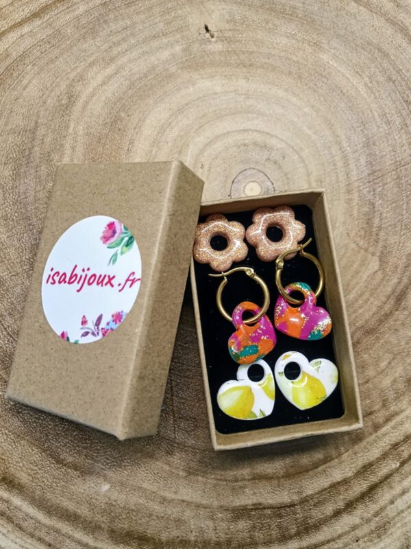 Box sur mesure ( violet , vert  , rose gold , citron )