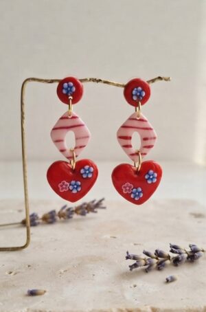 Collection marine /cœur rouge
